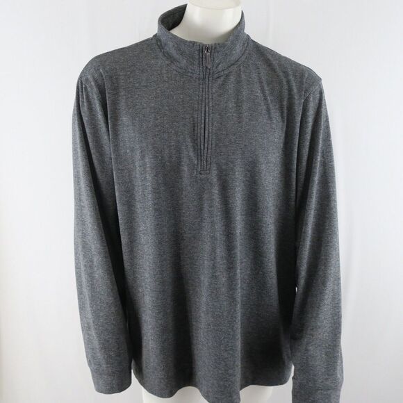 Vineyard‎ Vines Quarter Zip Pullover Sweater Mens 2XL Gray - Picture 1 of 9